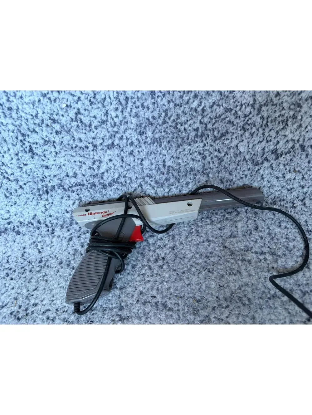Nintendo NES Controller & Zapper Light Gun OEM Original Bundle Untested